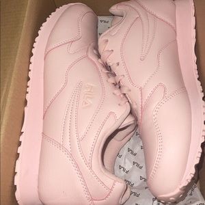 Light pink FILA shoes